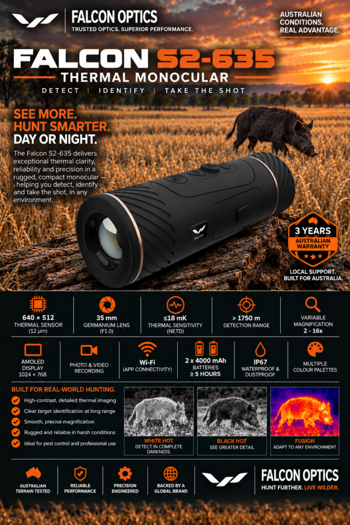 FALCON SURTUR S2-635, 640x512 SENSOR, 35mm LENS